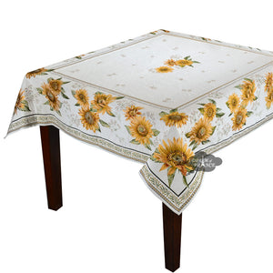 56" Square Sunflower French Tapestry Tablecloth by L'Ensoleillade