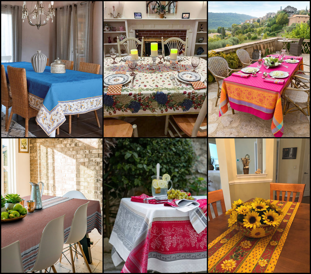 Table Linen Example Table linens guide for the holidays! - I Dream of France