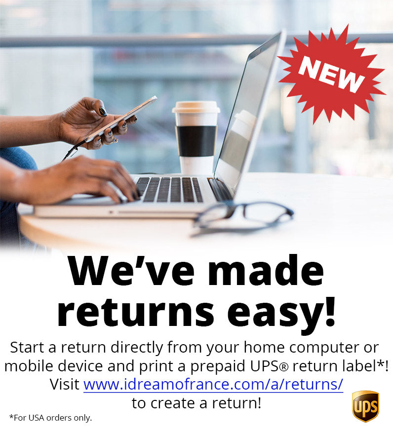 We've made returns easy!