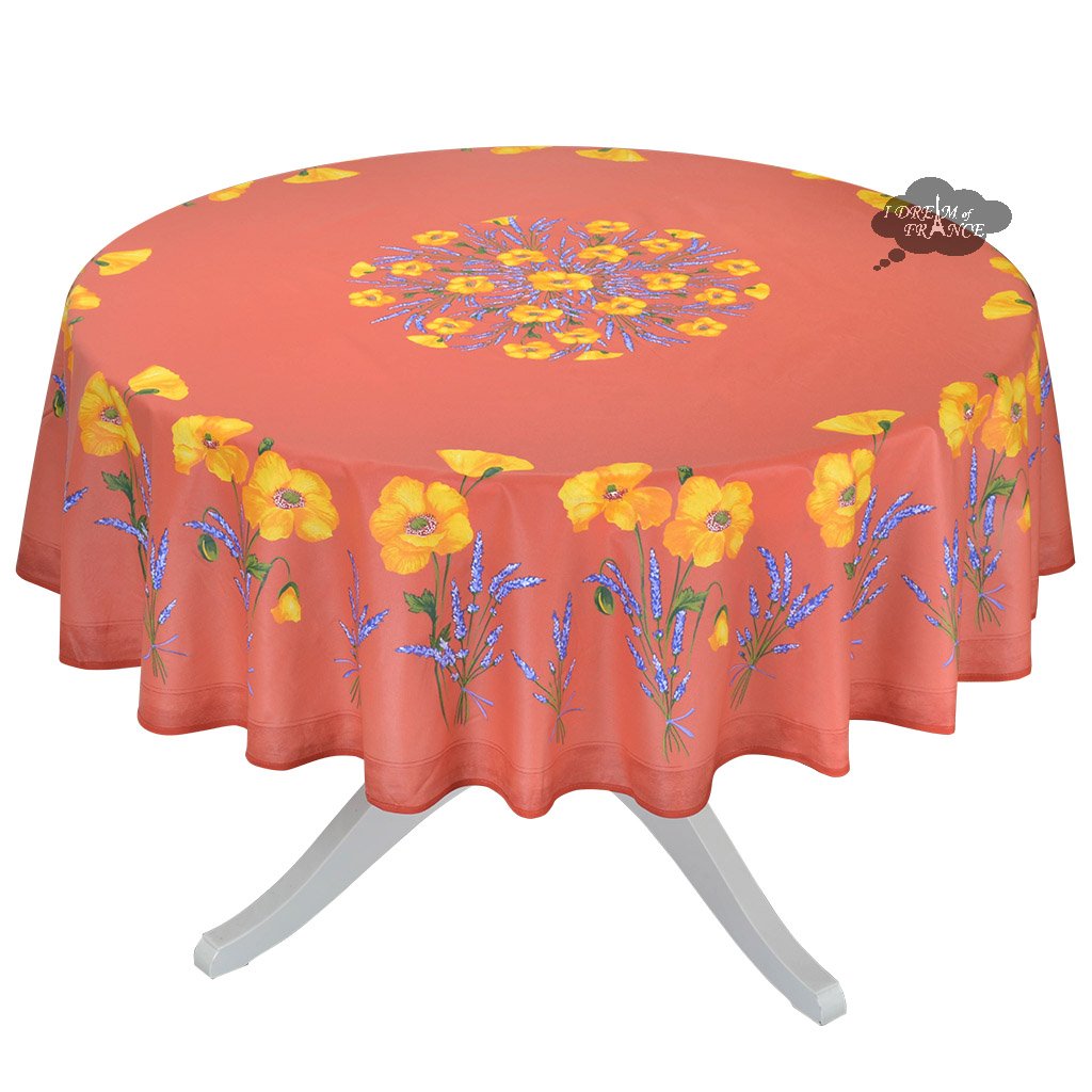 Poppies and lavender