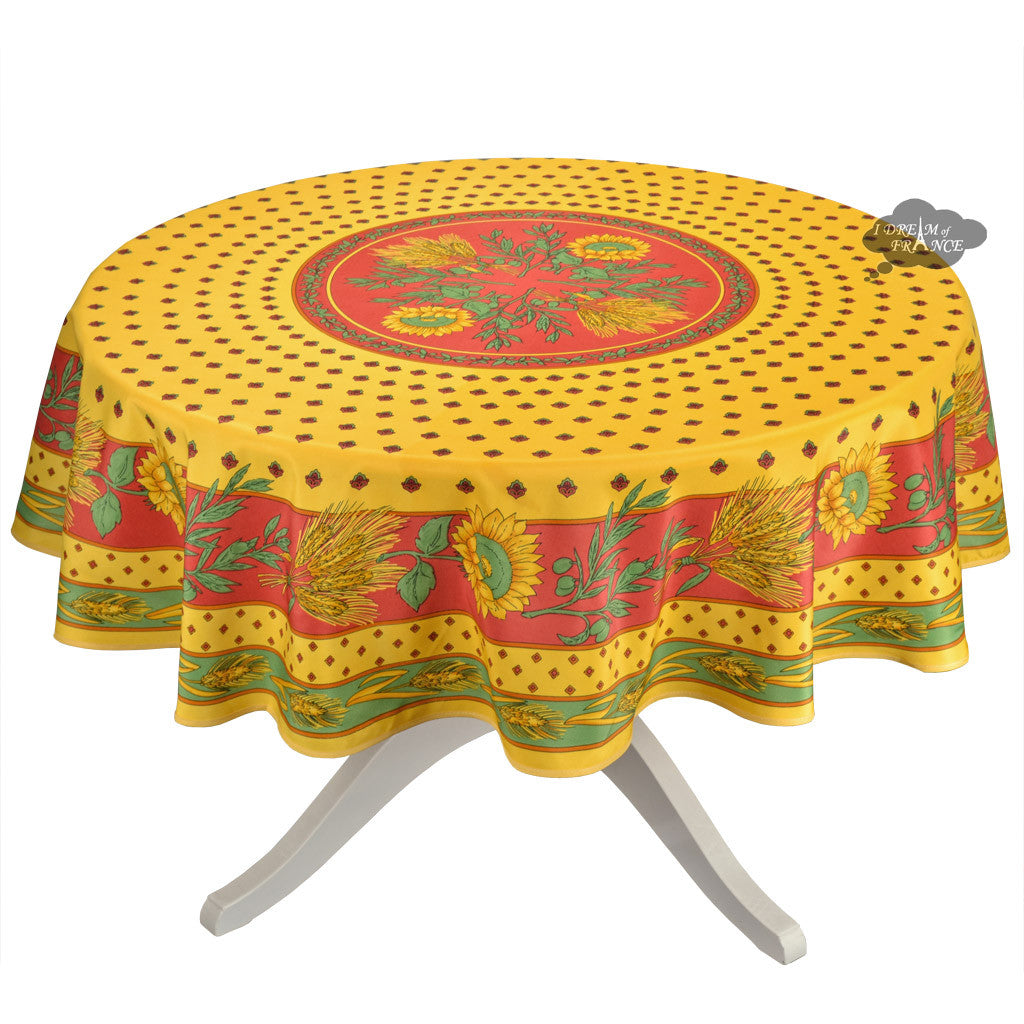New Tournesol tablecloth now in stock!