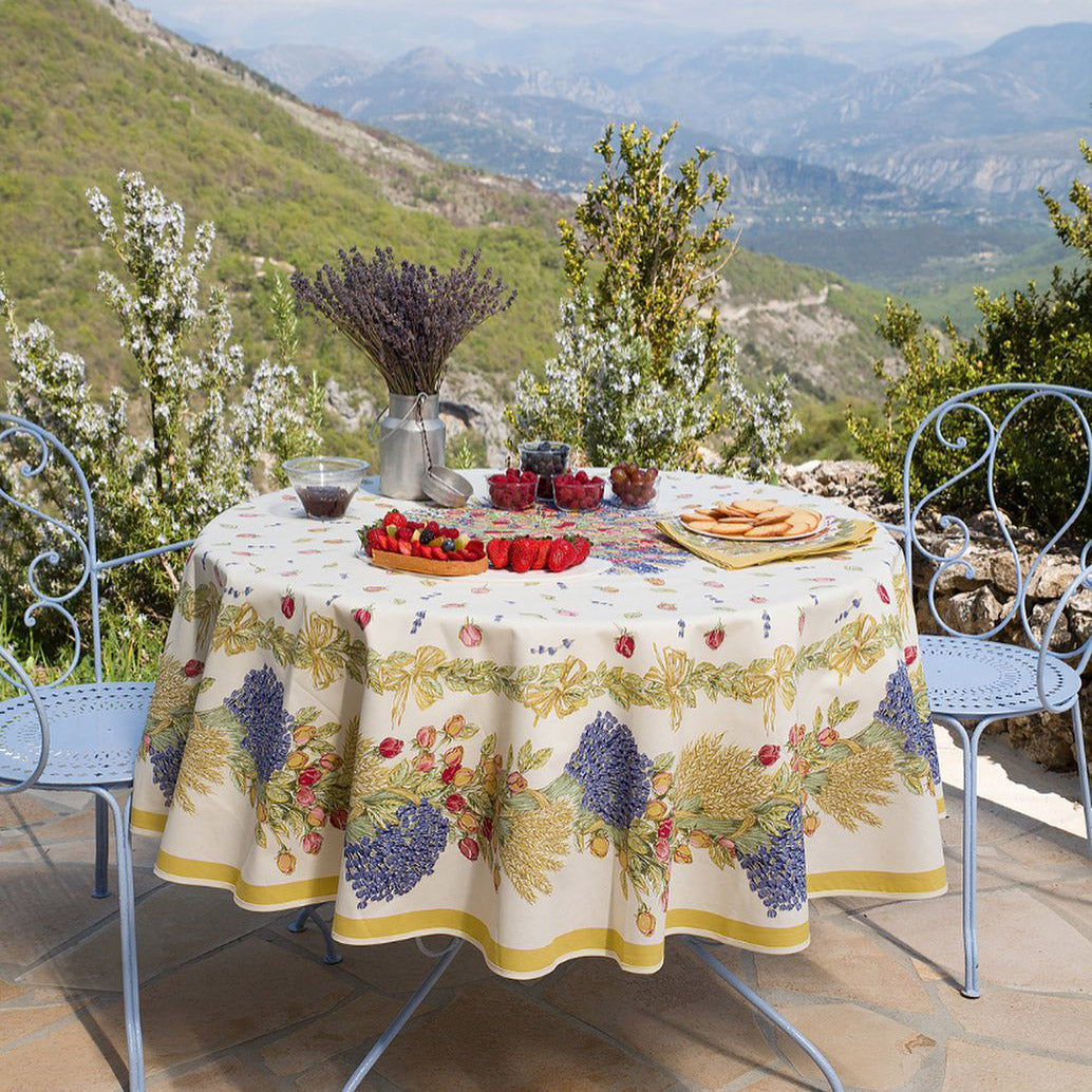 Tissus Toselli Roses and Lavender