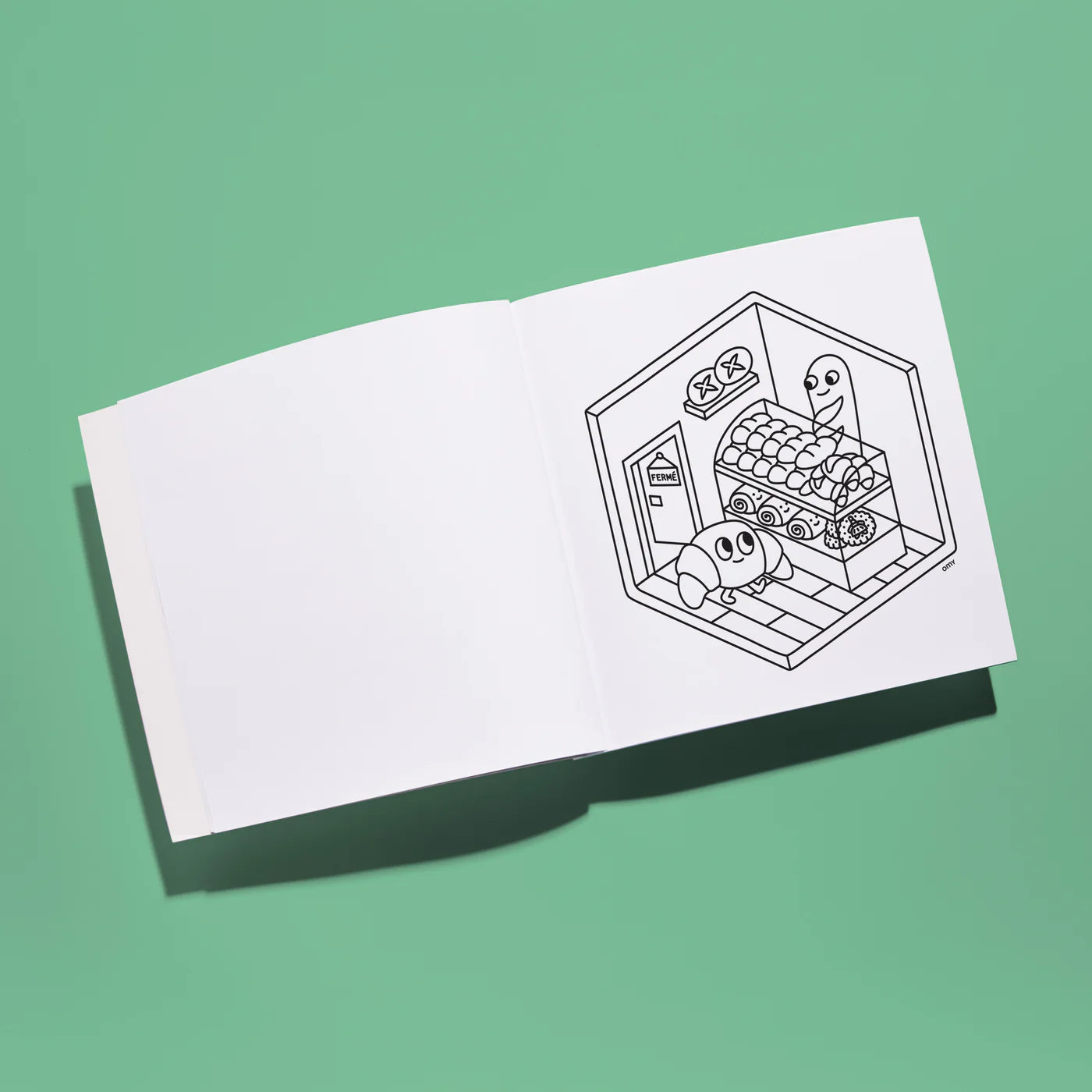 Paris Coloring Notebook by OMY