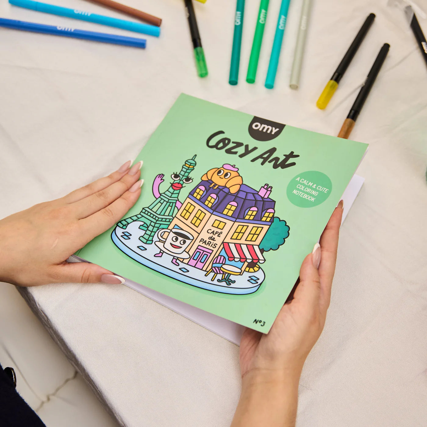 Paris Coloring Notebook by OMY