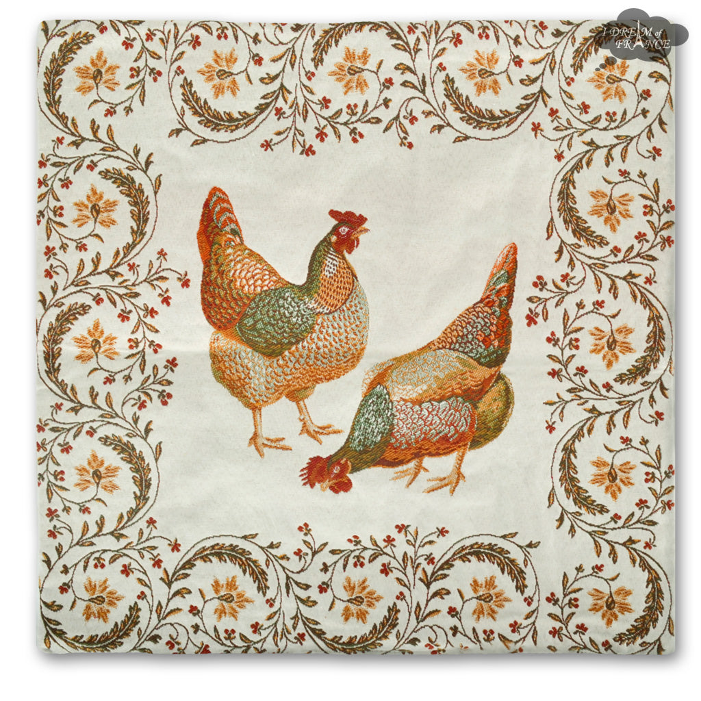 Chantecloair Tapestry 17" Pillow Cover by Tissus Toselli