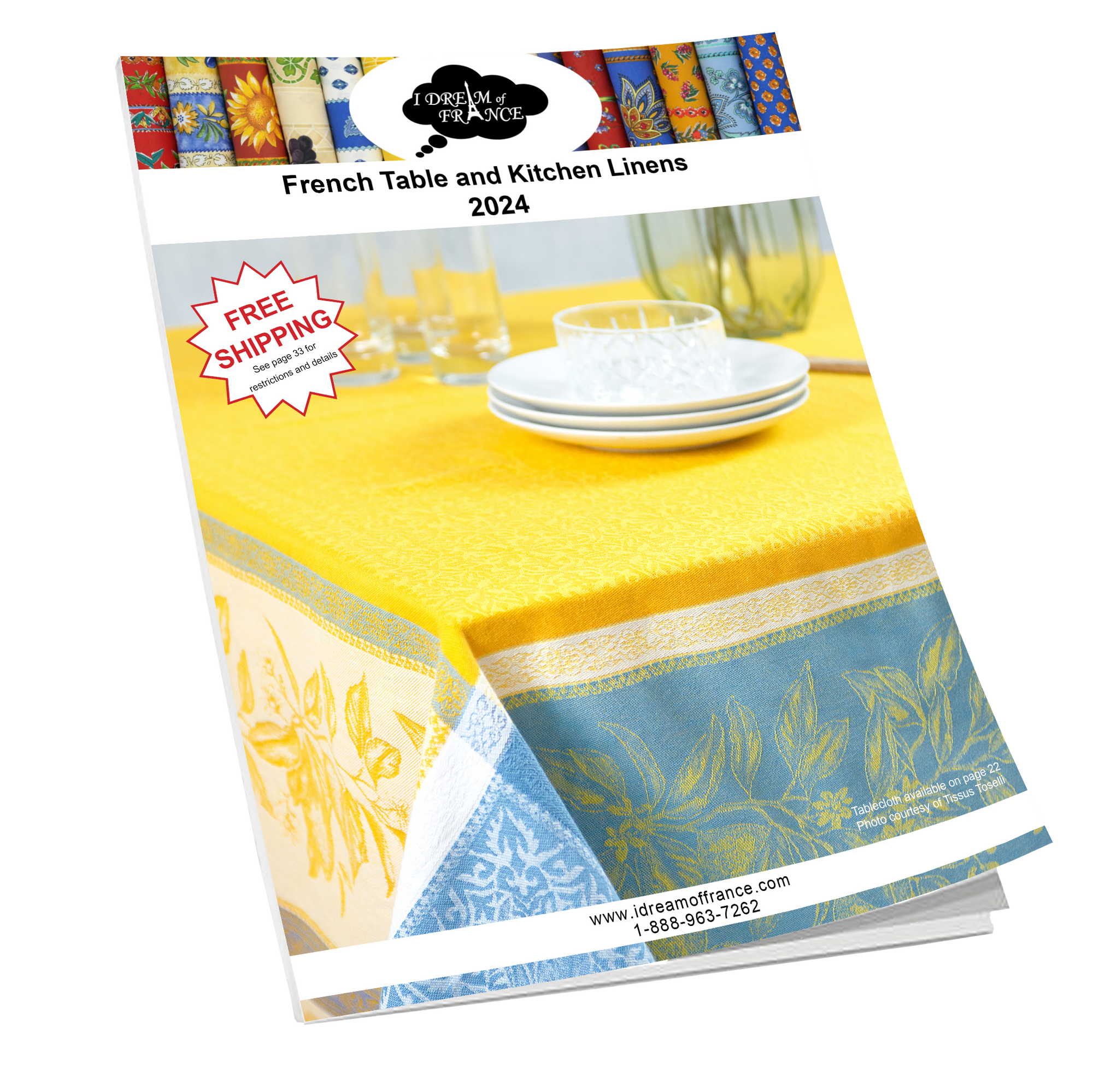 Table and Kitchen Linens 2024 Catalog - Free!
