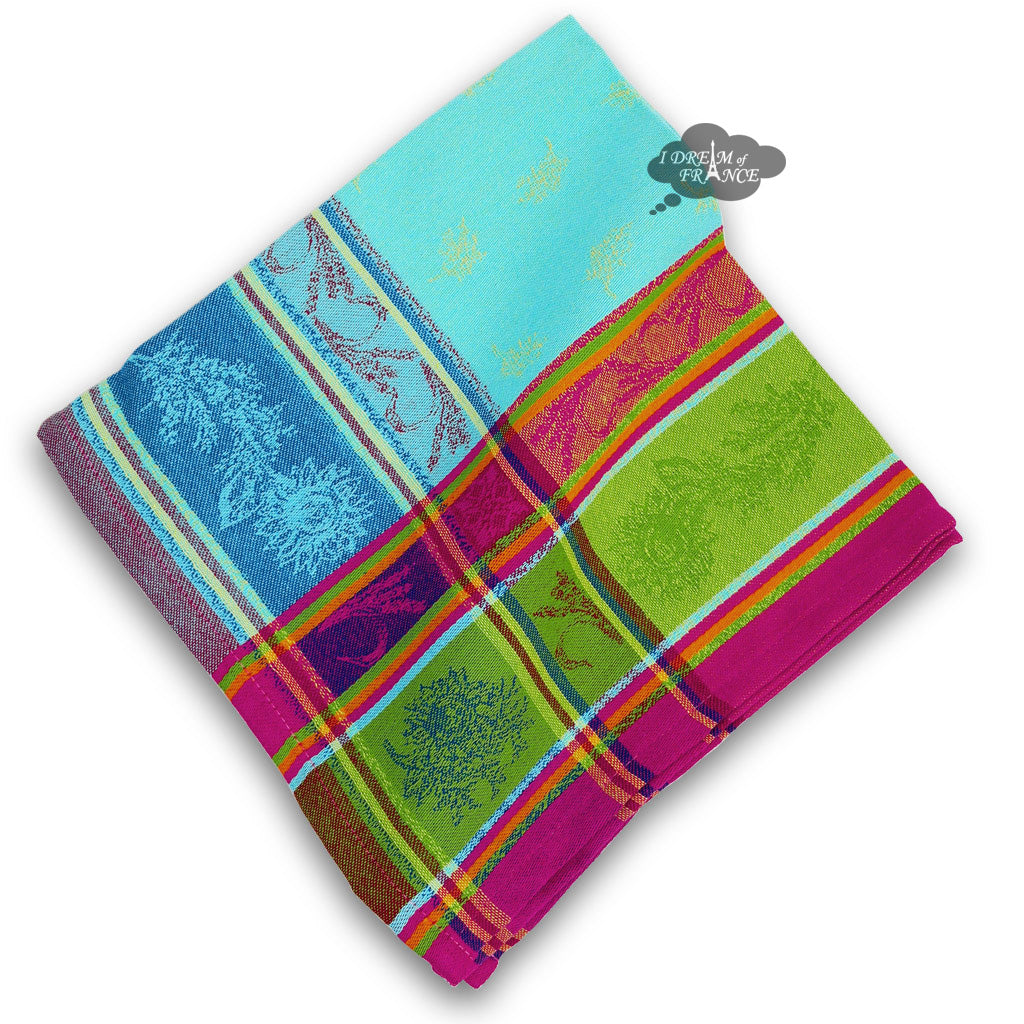 Cezanne Blue Jacquard Napkin by L'Ensoleillade