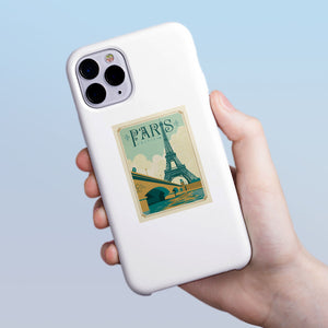 Paris Eiffel Tower Iena Bridge Mini Sticker