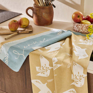 French kitchen towel - Jacquard cotton - Reversible - Flight | Coucke