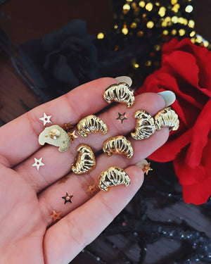 French Croissant Enamel Pin