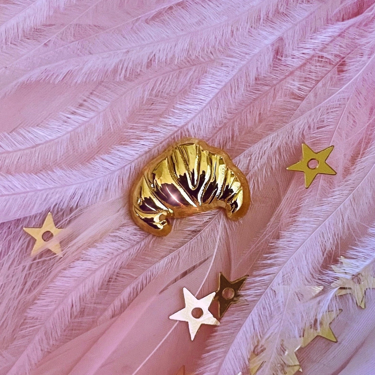 French Croissant Enamel Pin