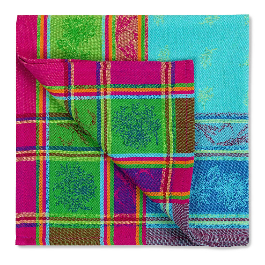 Cezanne Blue Jacquard Napkin by L'Ensoleillade