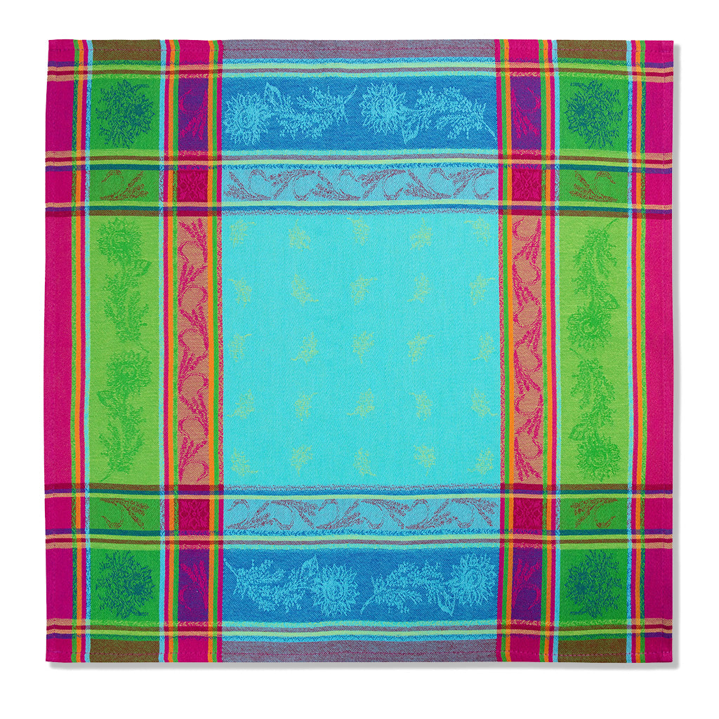 Cezanne Blue Jacquard Napkin by L'Ensoleillade
