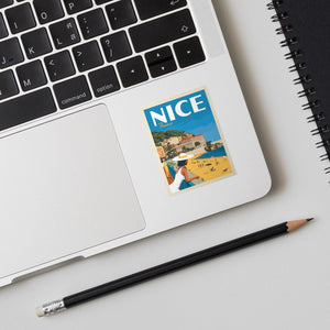 Nice France French Riviera Provence Mini Sticker