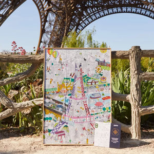 Eiffel Tower Giant Coloring Poster by OMY