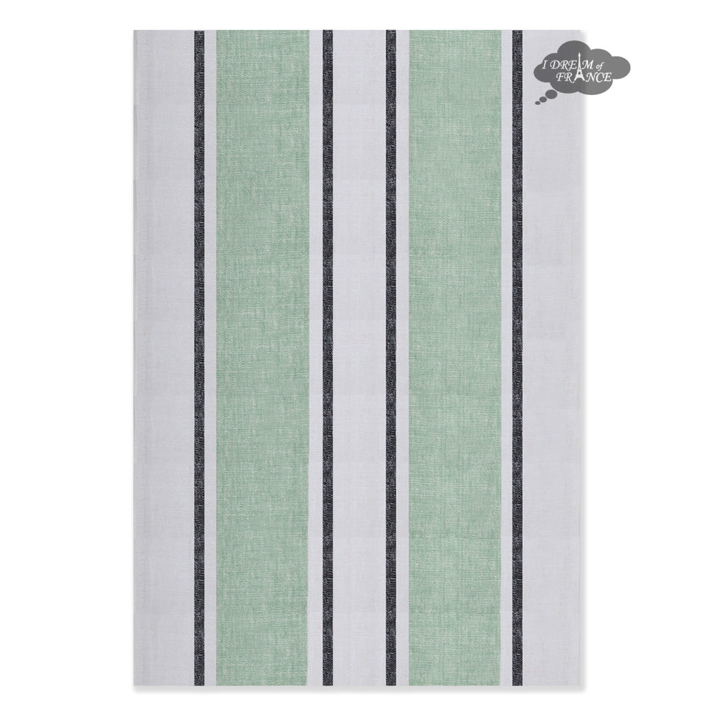 Sartene Celadon French Linen Kitchen Towel by Harmony