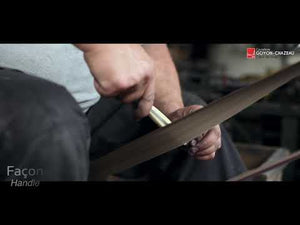 Laguiole Goyon-Chazeau Set of 6 Handcrafted Table Knives - Assorted Wood Handles