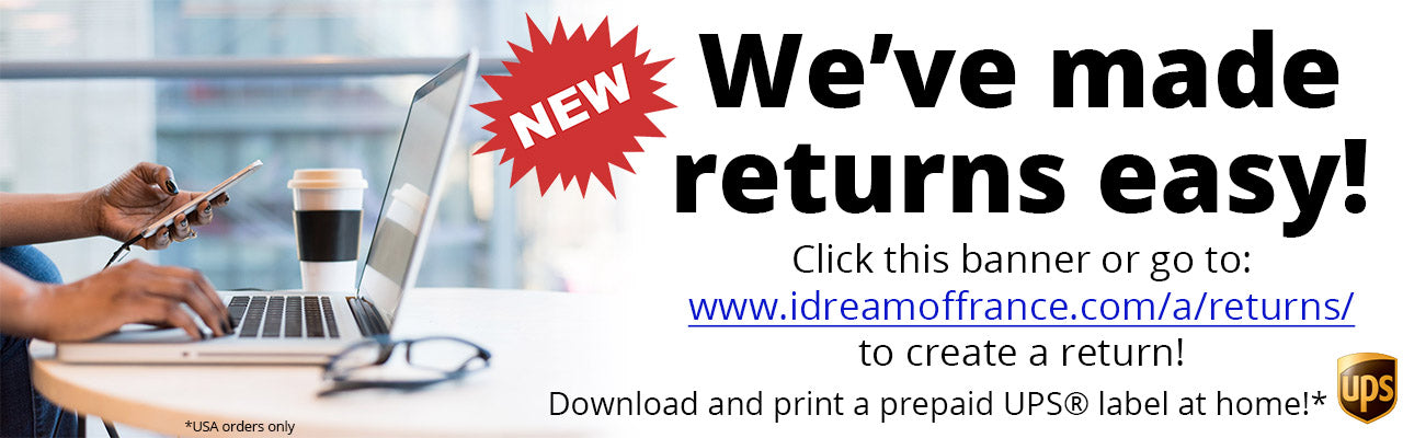 We've made returns easy!