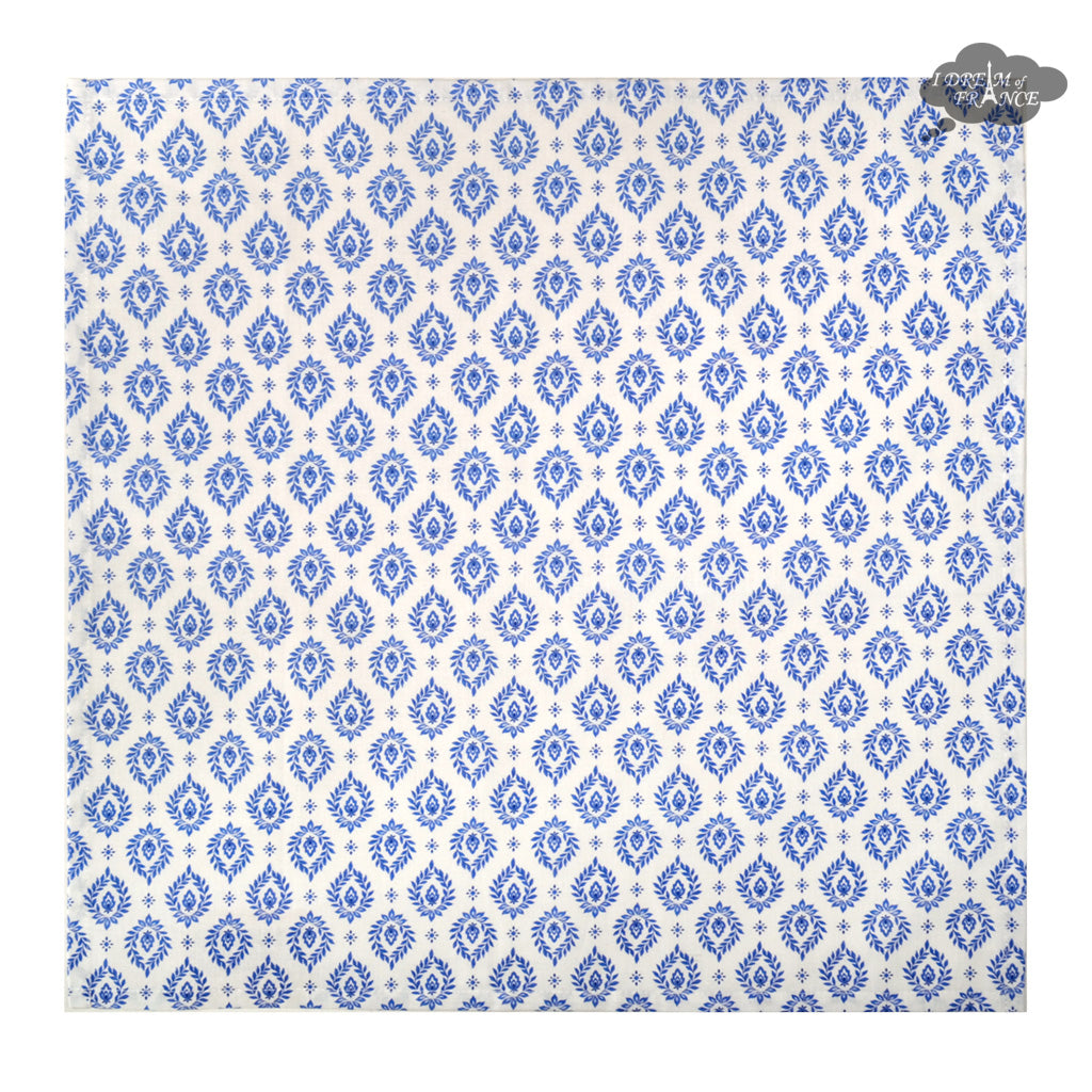 Sormiou Blue & White Provence All-Over Cotton Napkin by Label France