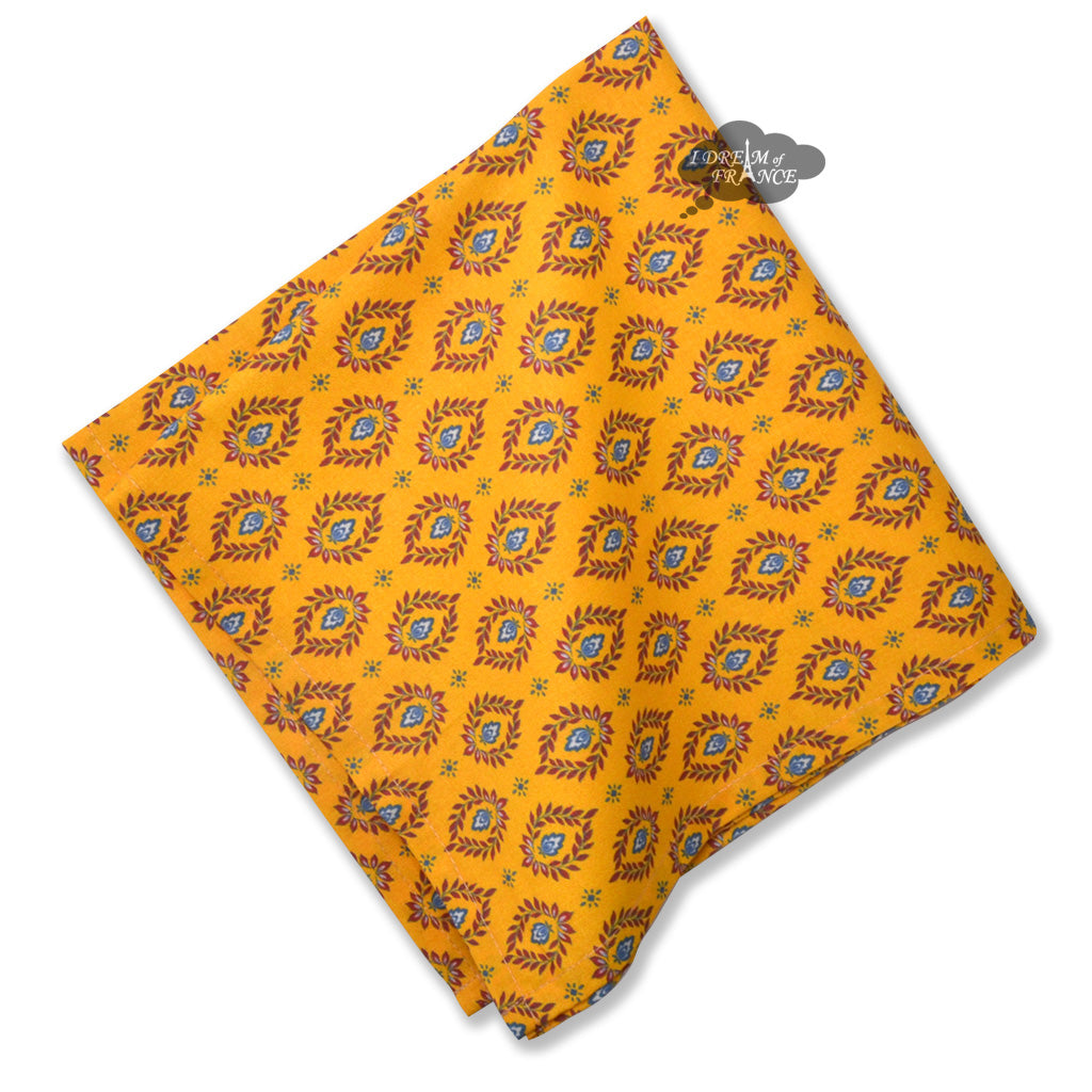 Sormiou Yellow & Red Provence All-Over Cotton Napkin by Label France