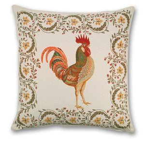 Chanteclair Tapestry 17" Pillow Cover by Tissus Toselli