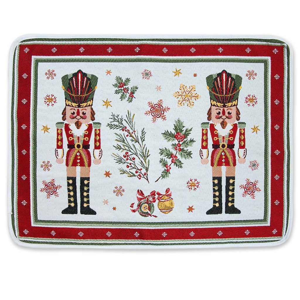 Nutcracker French Tapestry Placemat by Tissus Toselli