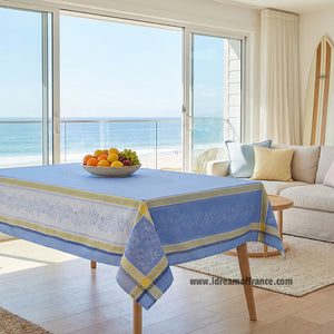 olivia-blue-rectangular-french-jacquard-tablecloth