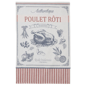 Coucke Poulet Roti French Jacquard Dish Towel