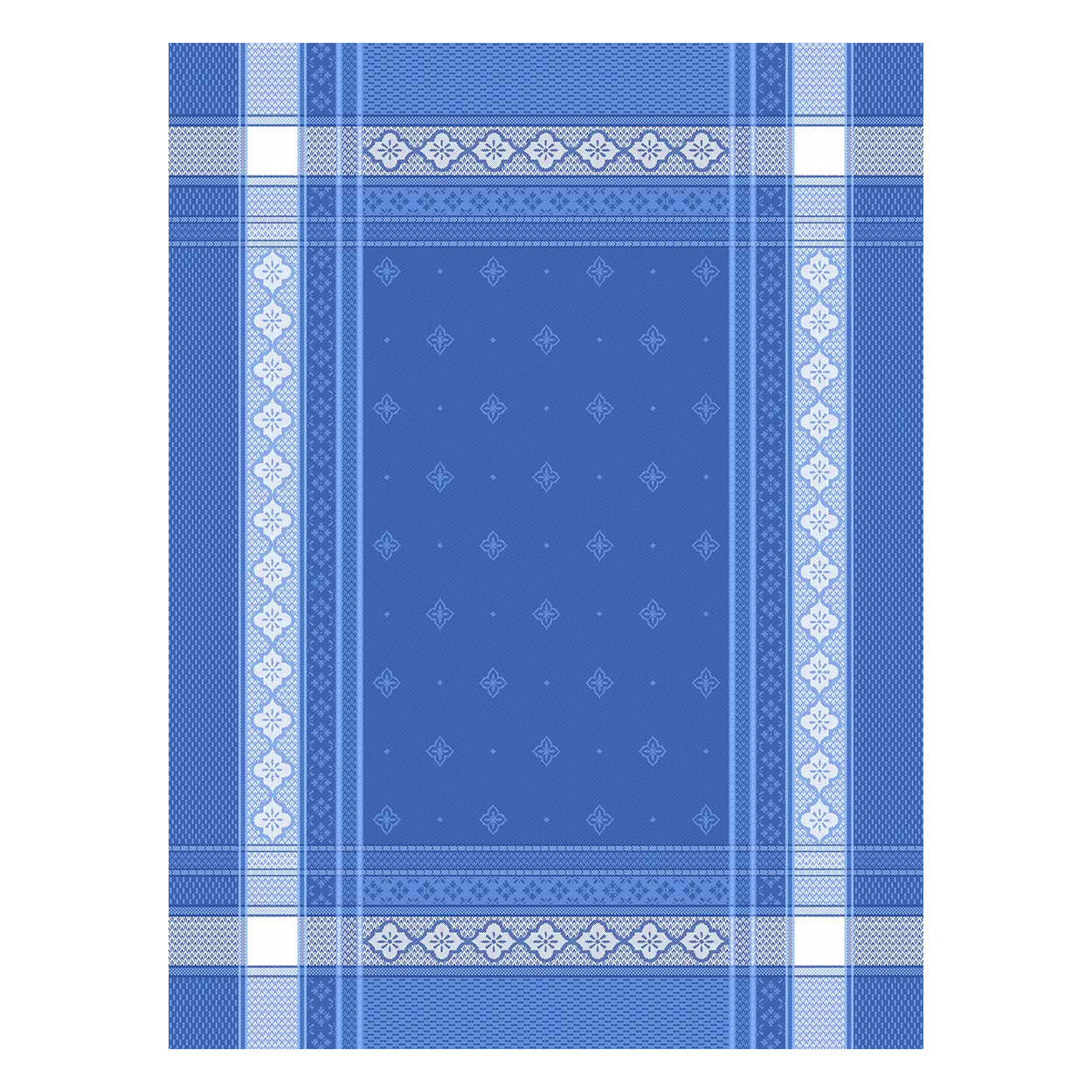 French Style Linen Tea Towels - Gingham Blue Navy - AllORA