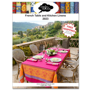Table and Kitchen Linens 2023 Catalog - Free!