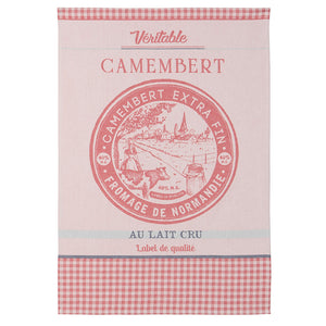 Fromage Camembert Cheese French Jacquard Dish Towel by Coucke