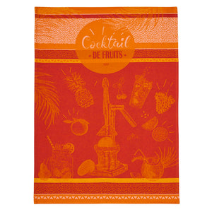 Fruit Cocktail French Jacquard Cotton Dish Towel by Coucke