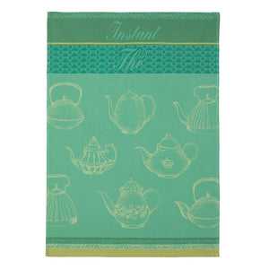 Instant The (Tea Time) French Jacquard Cotton Dish Towel by Coucke