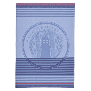 West Coast (Côte Ouest) French Jacquard Cotton Dish Towel by Coucke