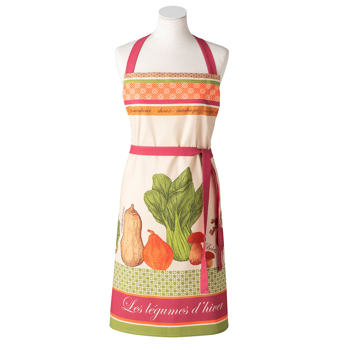 Winter Vegetables (Legumes d'Hiver) Cotton Kitchen Apron by Coucke