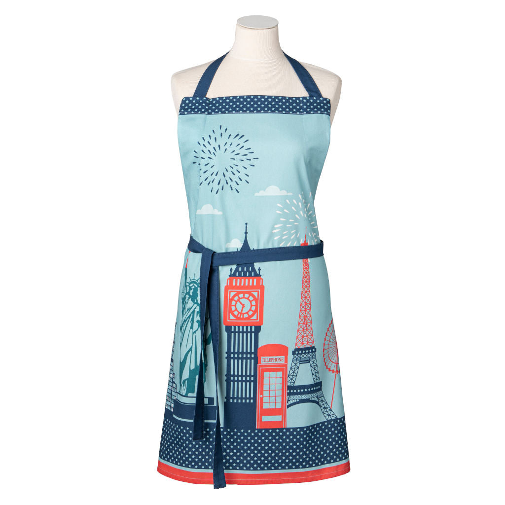 Cities Cotton Kitchen Apron by Coucke