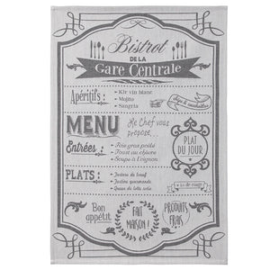 Coucke Au Menu (On the Menu) French Jacquard Dish Towel