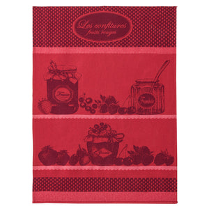 Coucke Confiture Fruits Rouge French Jacquard Dish Towel