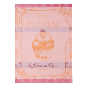Rum Baba French Jacquard Cotton Dish Towel by Coucke
