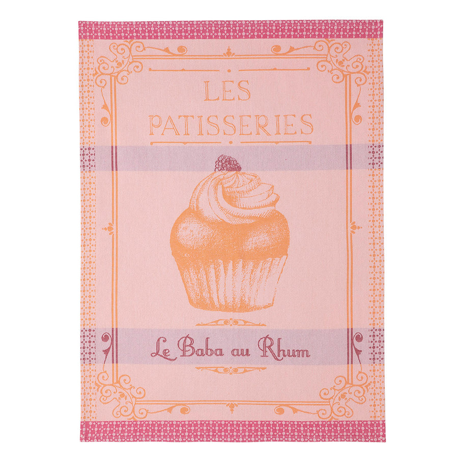 Rum Baba French Jacquard Cotton Dish Towel by Coucke