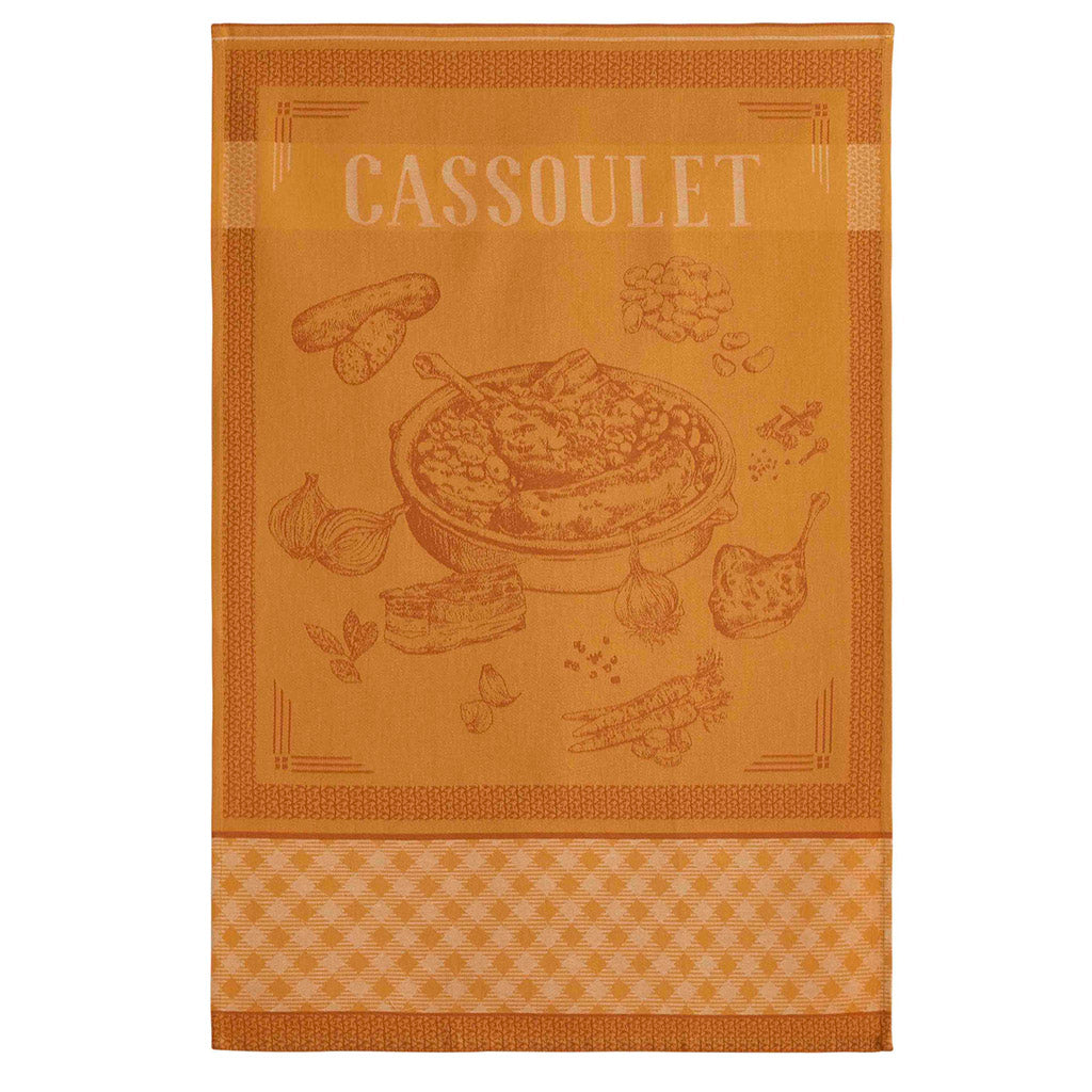 Cassoulet French Jacquard Cotton Dish Towel by Coucke