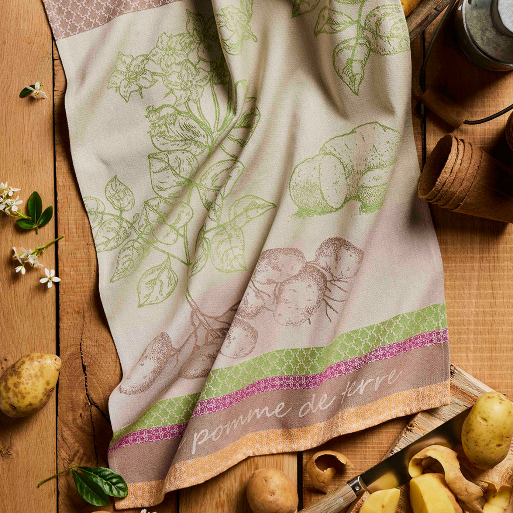 Coucke, La Poulette French Jacquard Kitchen / Tea Towel