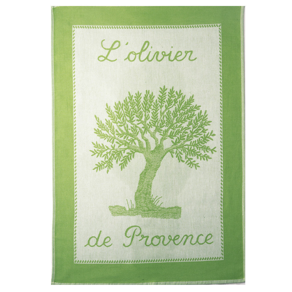 Coucke L'Olivier de Provence Amande French Dish Towel