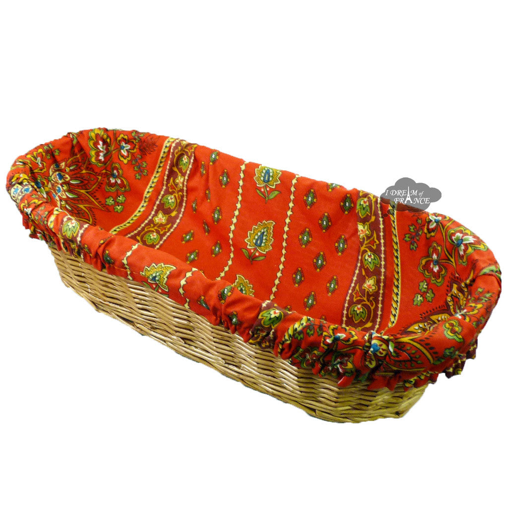 French Bread Baskets with Provence Fabric - I Dream of France French Bread Baskets with Provence Fabric - I Dream of France