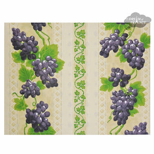 Grapes Cream Coated Reversible Placemat by Le Cluny