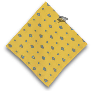 Grapes Yellow Provence Cotton Napkin by Le Cluny