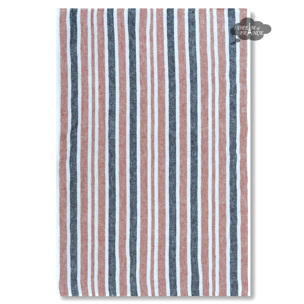 French Linen Kitchen Towel in Gingham — GARDENHEIR