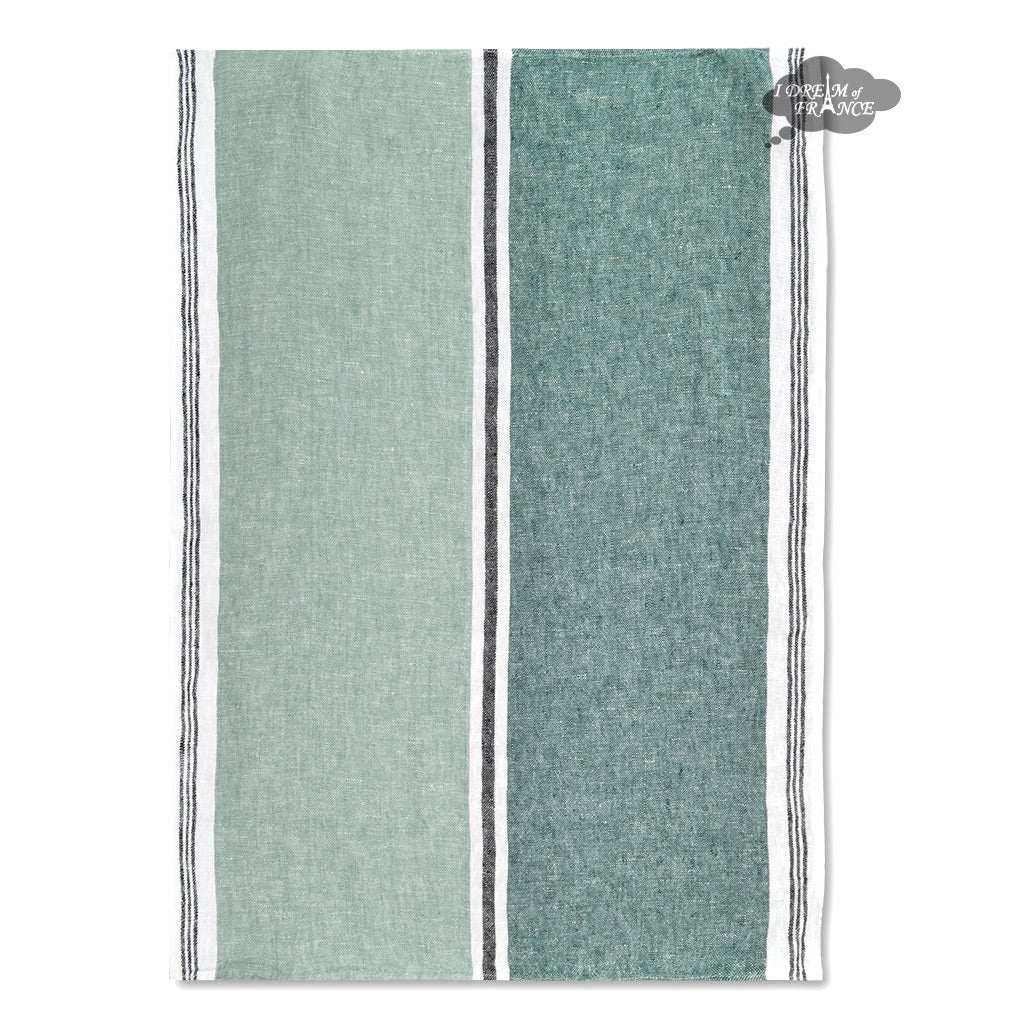 Trevise Celadon French Linen Kitchen Towel by Harmony