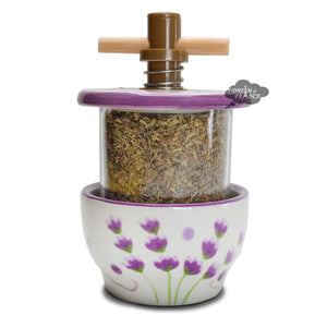 Lavender Ceramic Mill with Herbes de Provence by Bagno