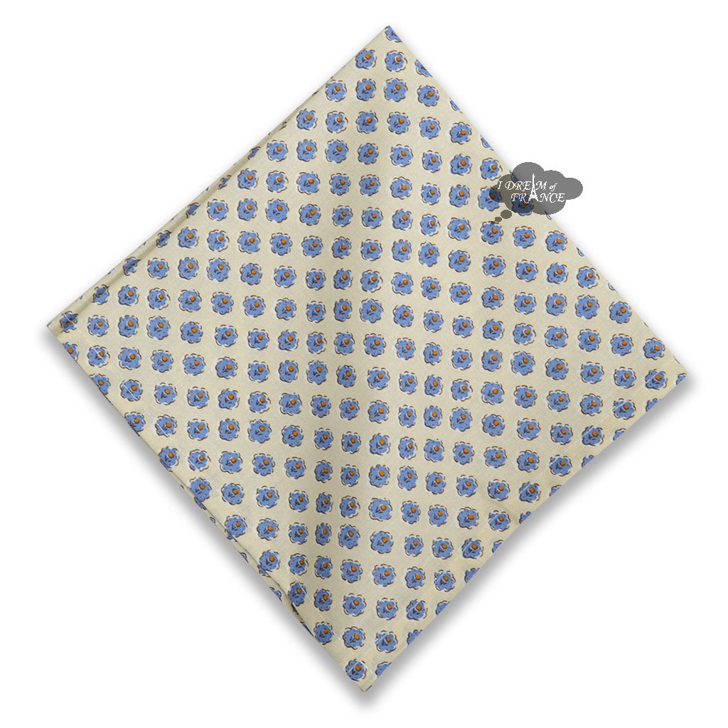 Olives Cream Provence Cotton Napkin by Le Cluny